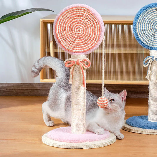 Poste rascador candy para gatos (55cm alto)