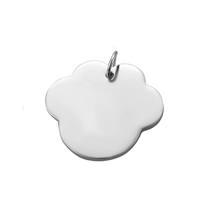 Plaquita con forma de nube