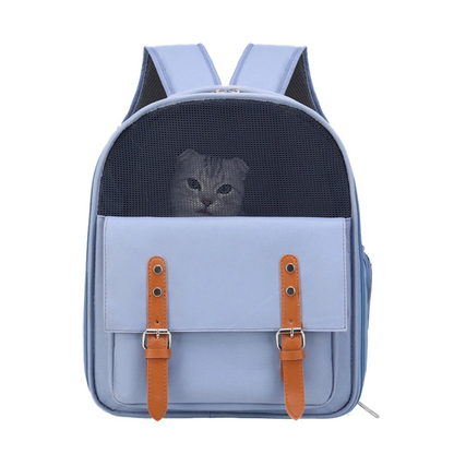 Mochila transportadora para gatos