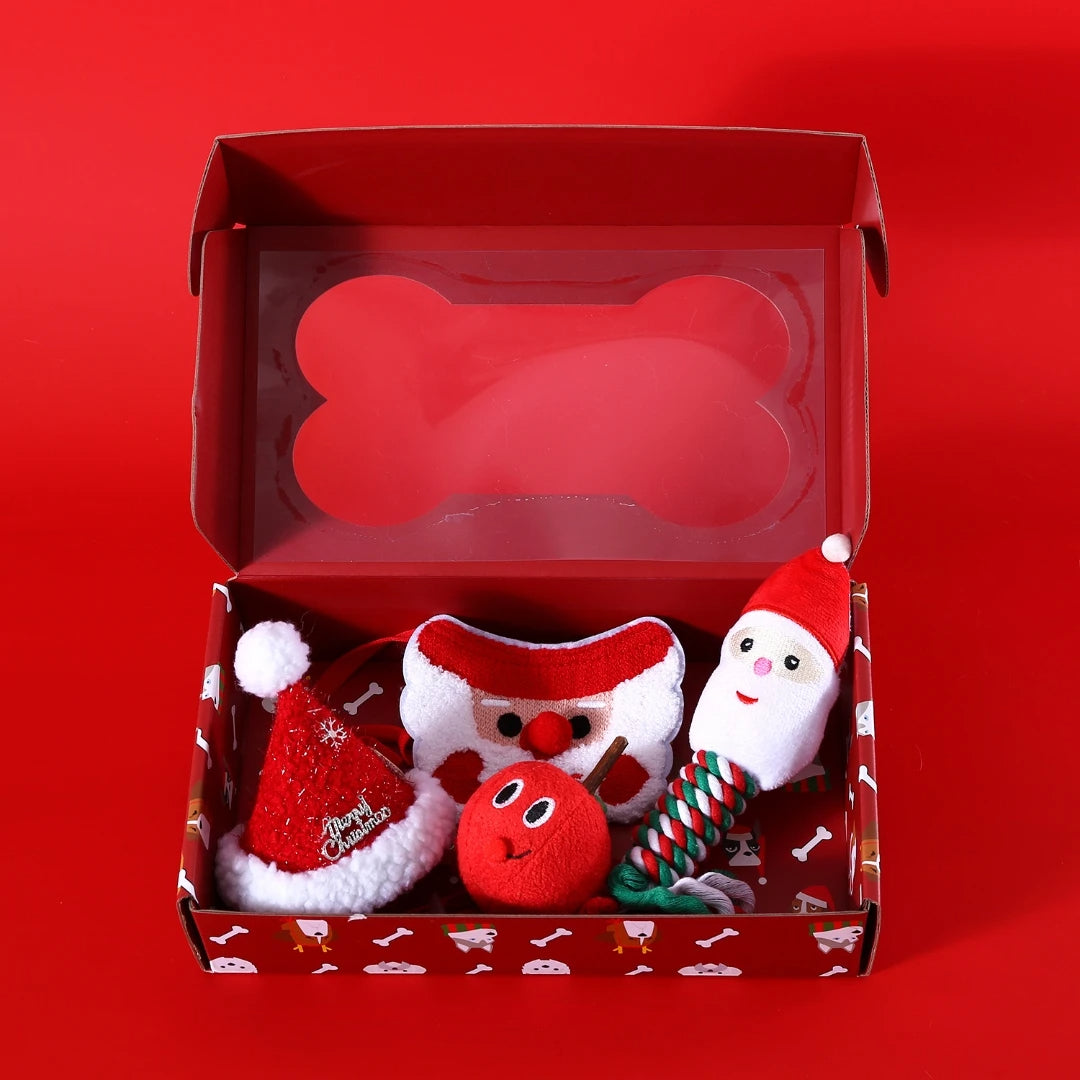 Caja de regalo de navidad para mascotas