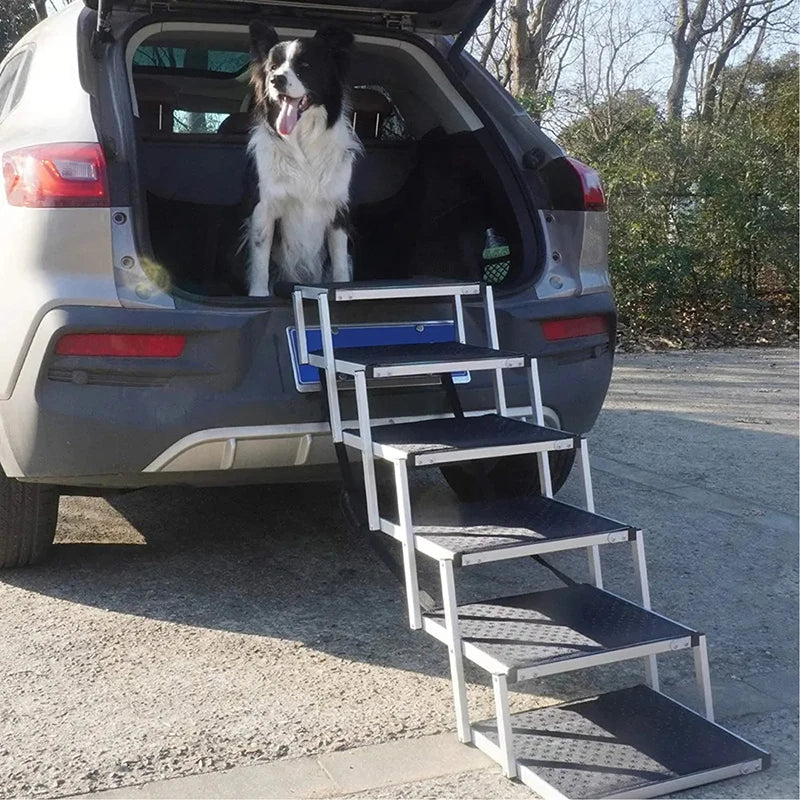 Escalera plegable para carro