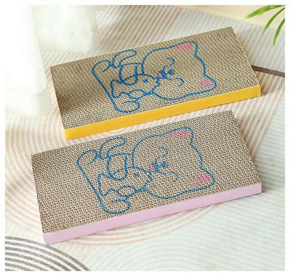 Rascador cartón corrugado para gatos (Variedad de colores) 43cm*20.5cm