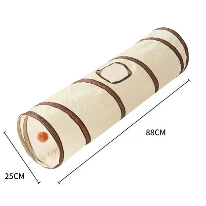 Túneles para gatos beige impermeable