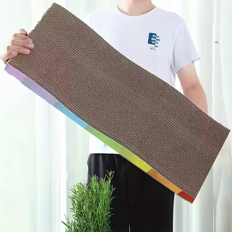 Rascadores ondulado plano de cartón para gatos 63cm
