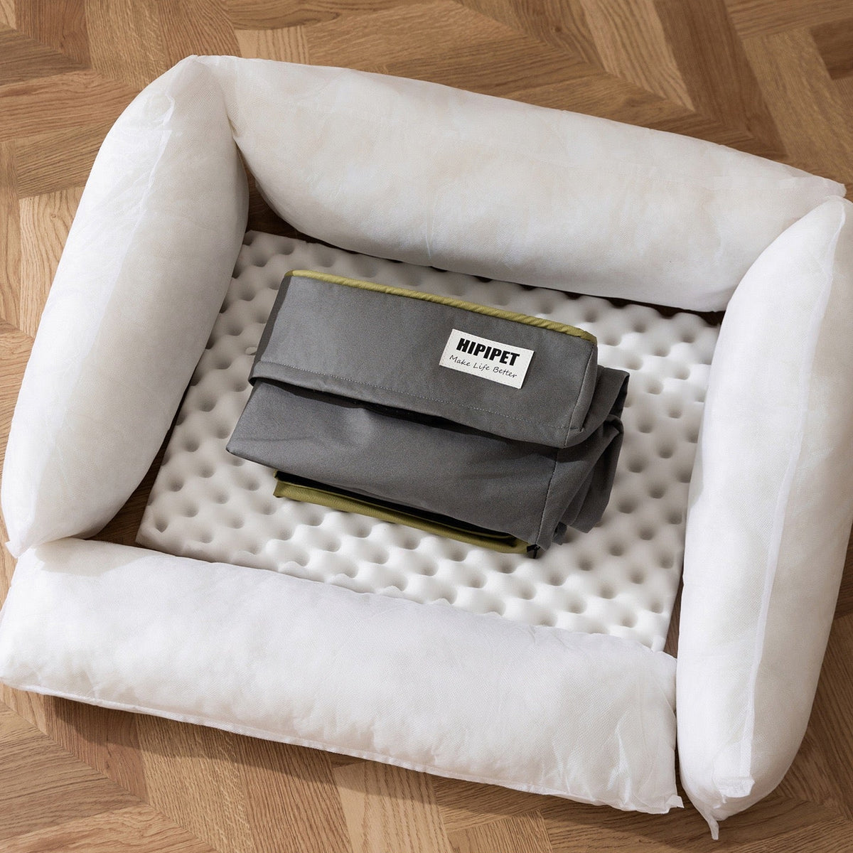 Cama para mascotas impermeable con forro lavable (Modelo 100)