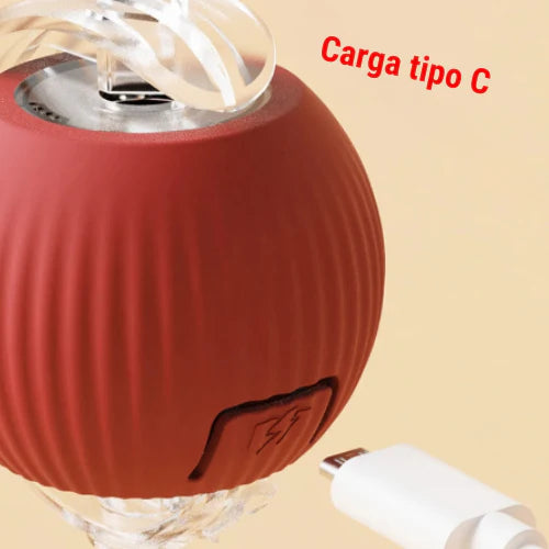 Pelota interactiva con cuerda para mascotas