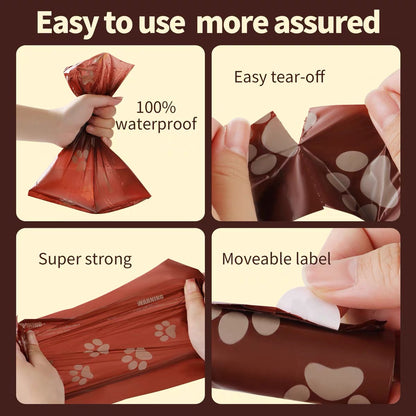 Bolsas biodegradable aroma a leche para desecho