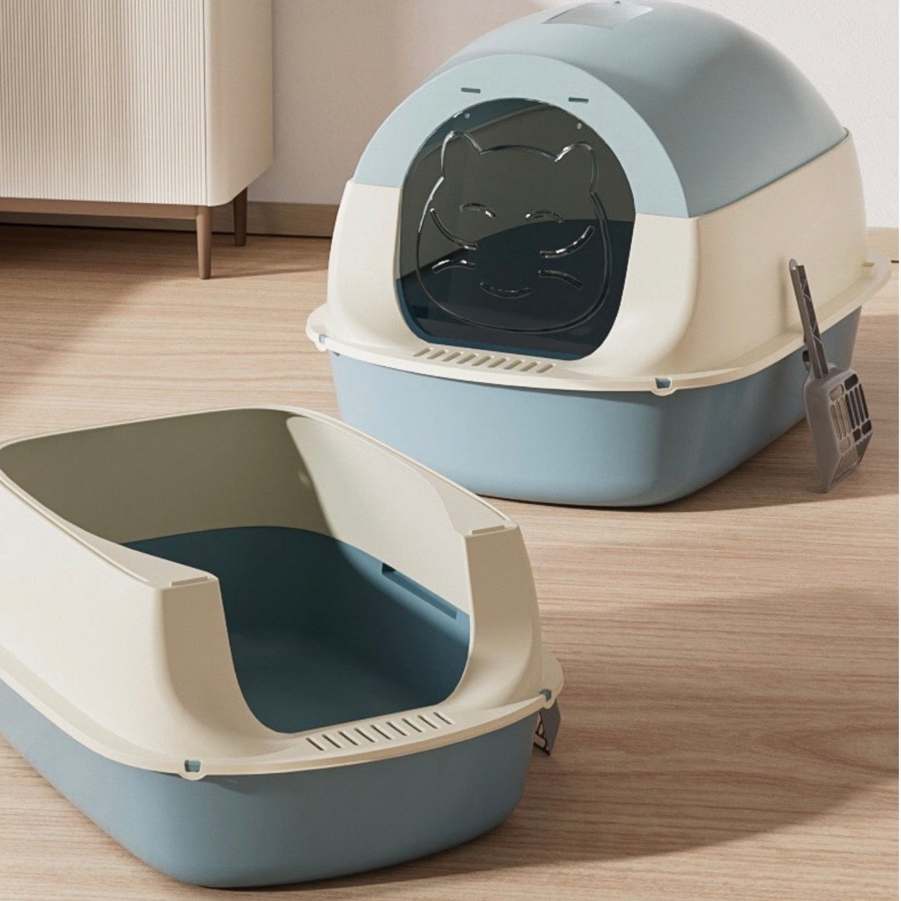 Arenero cerrado 2 en 1 modelo MT87 (Dos colores disponibles)