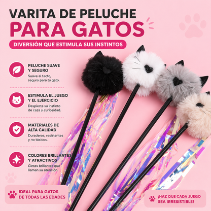 Cañita para gatos estilo gatito #C23