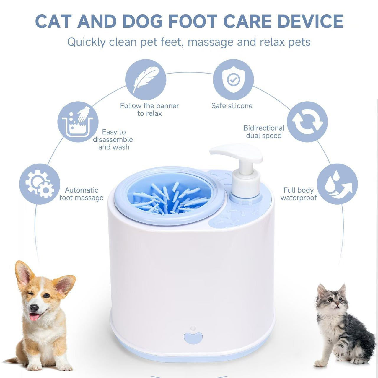 Limpiador de patas para perros