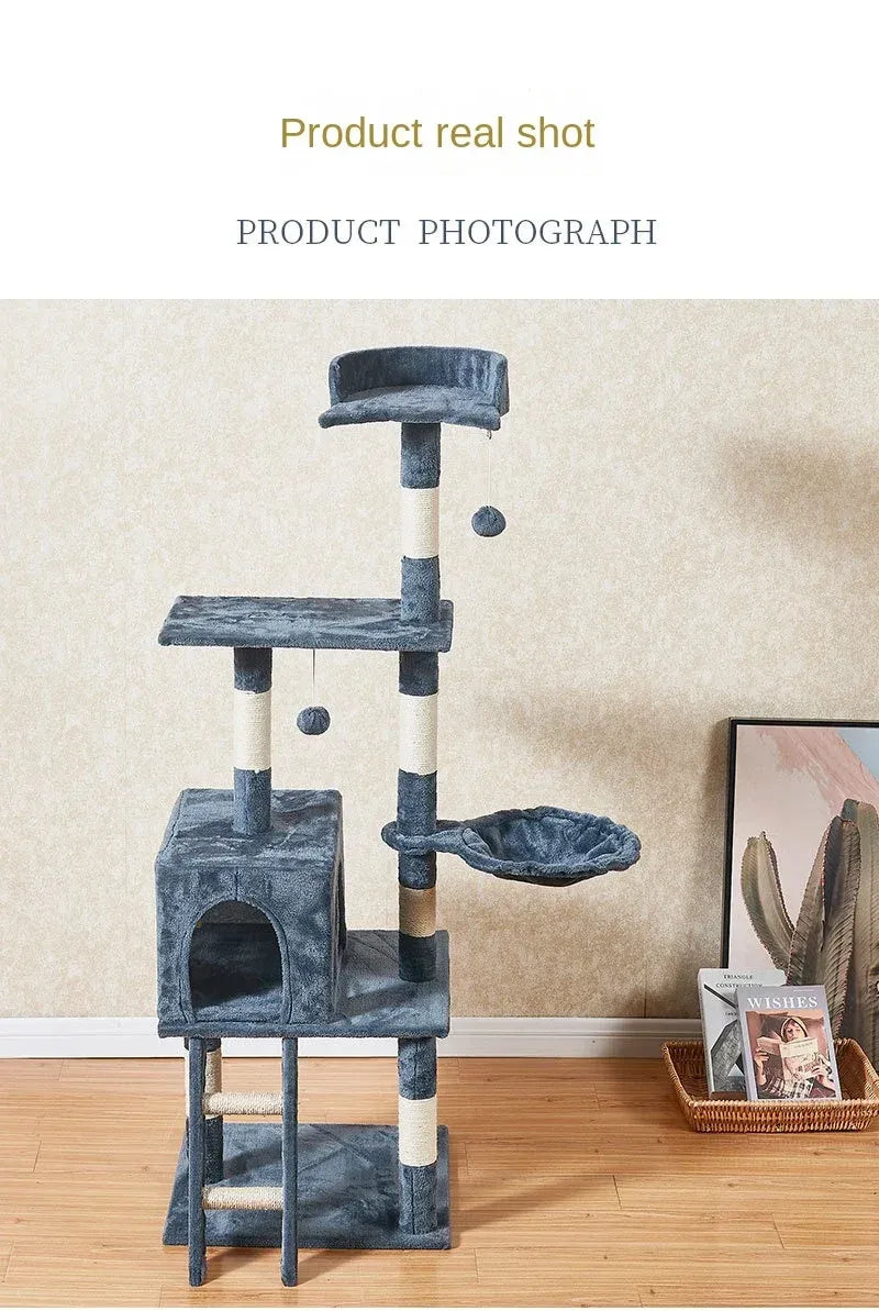 Torre para gatos azul 150CM (Modelo 8856)