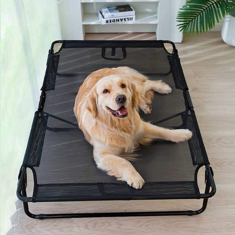Cama elevada plegable para mascotas (tamaño XL hasta 45kg)