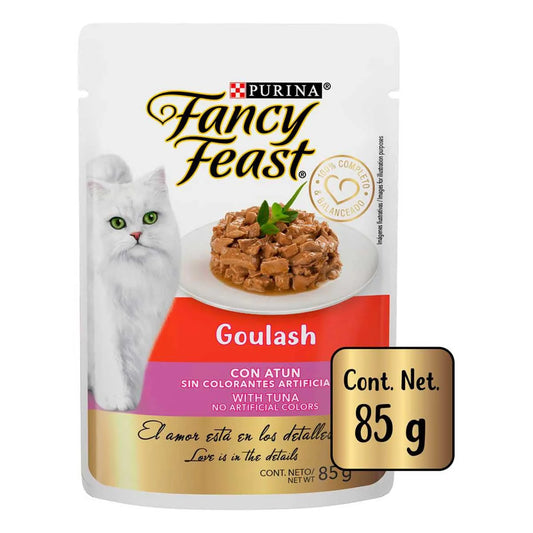 Comida húmeda para Gato Purina: Fancy Feast, Goulash con atún 85g