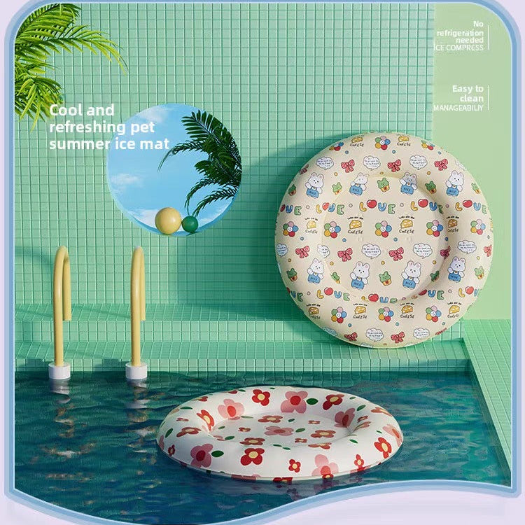 Cama redonda fresca para perros y gatos (54cm)