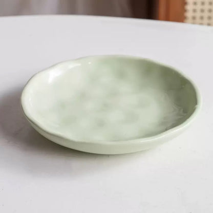 Plato de cerámica plano para mascotas #11 (15cm diámetro)