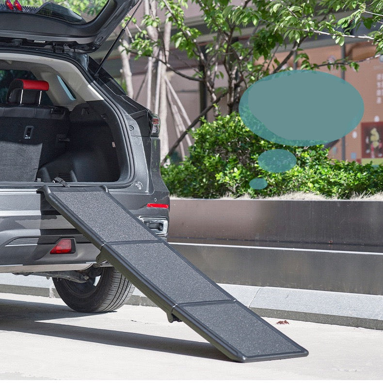 Rampa plegable de auto para perros
