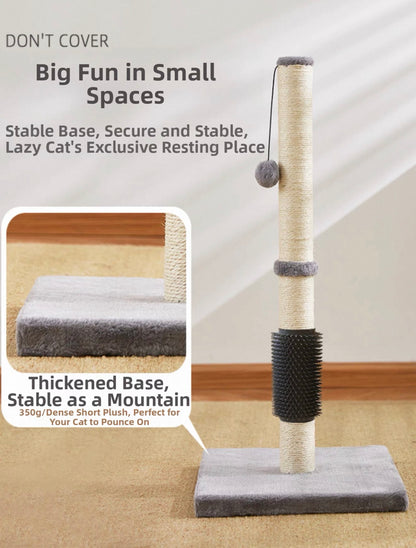 Rascador poste de cuerda para gatos 80cm (MS05)