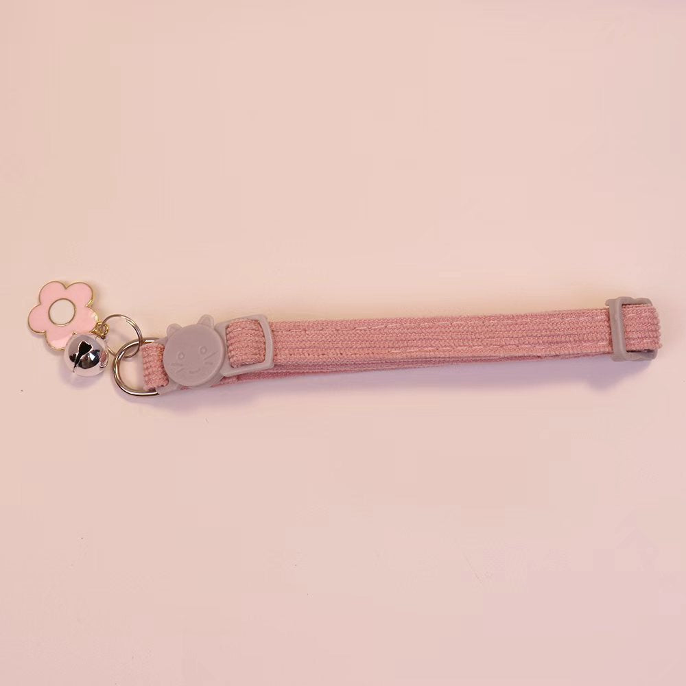 Collar para gatos con dije de flor