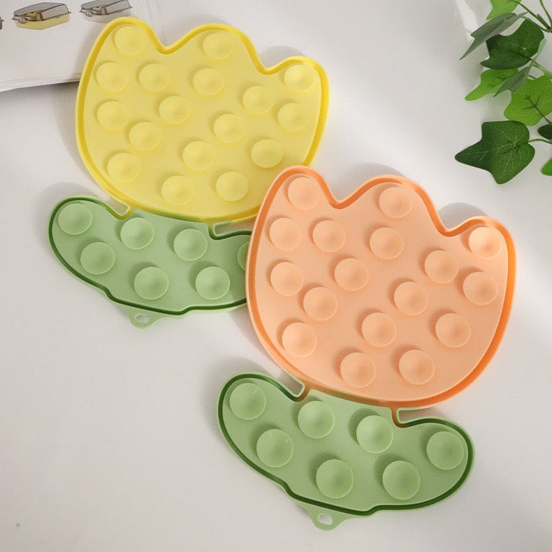 Lick mat tulipan para mascotas