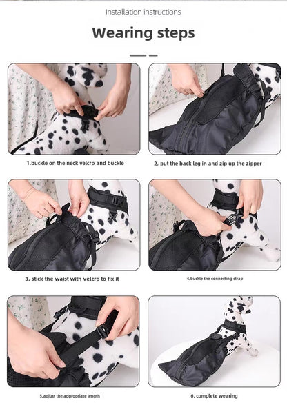 Bolsa alternativa para silla de ruedas para mascotas