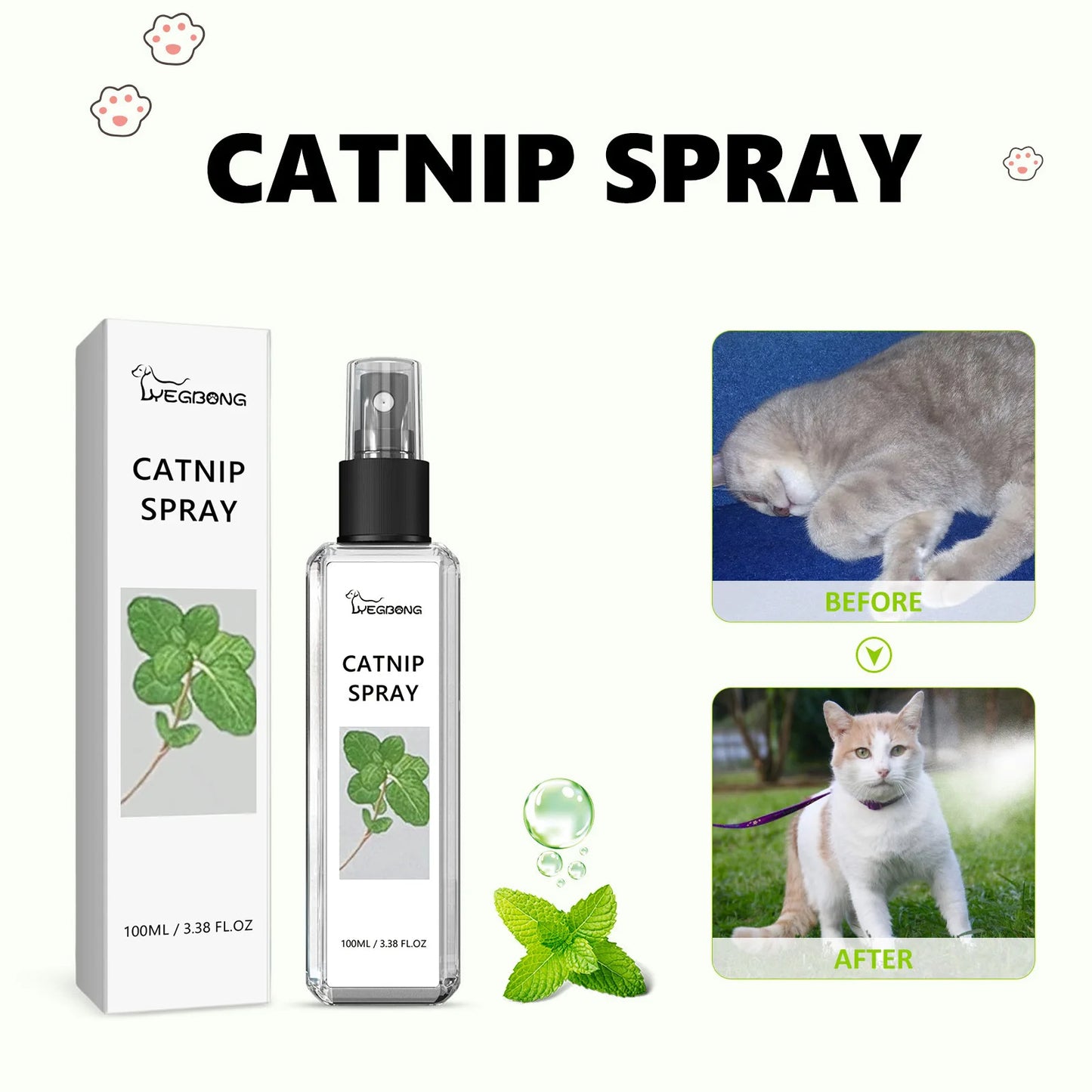 Hierba de gato en spray (Catnip) 100ml