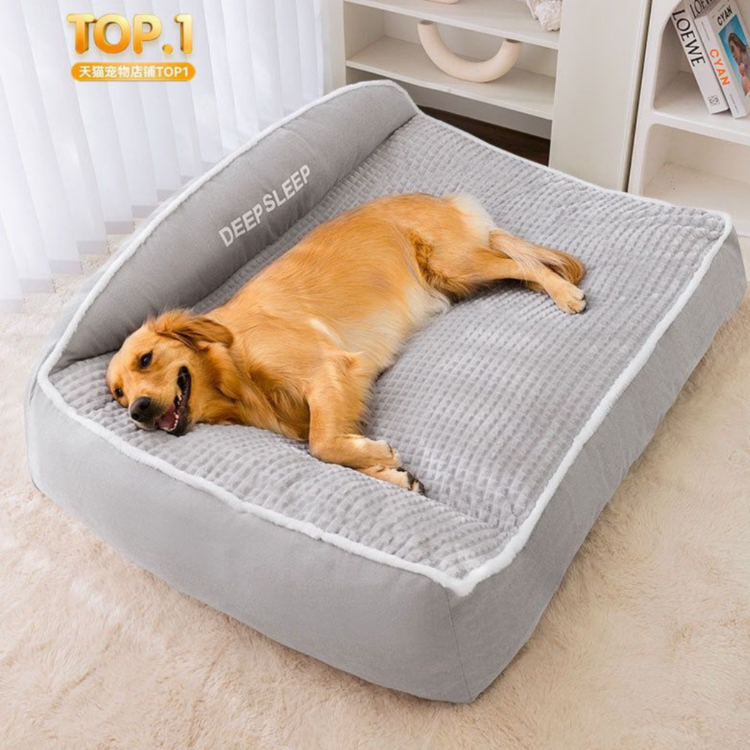 Cama grande lavable para perros grandes (dos tamaños)