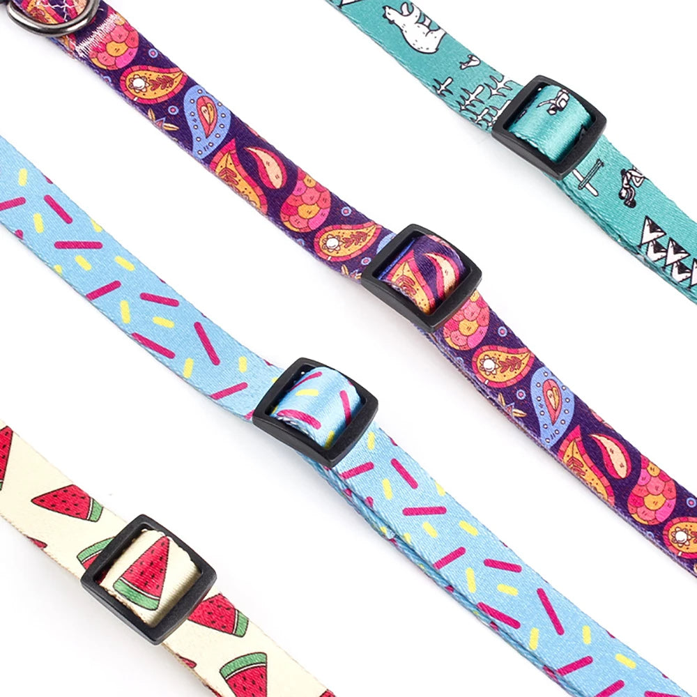 Collar estampado para perros medianos y grandes