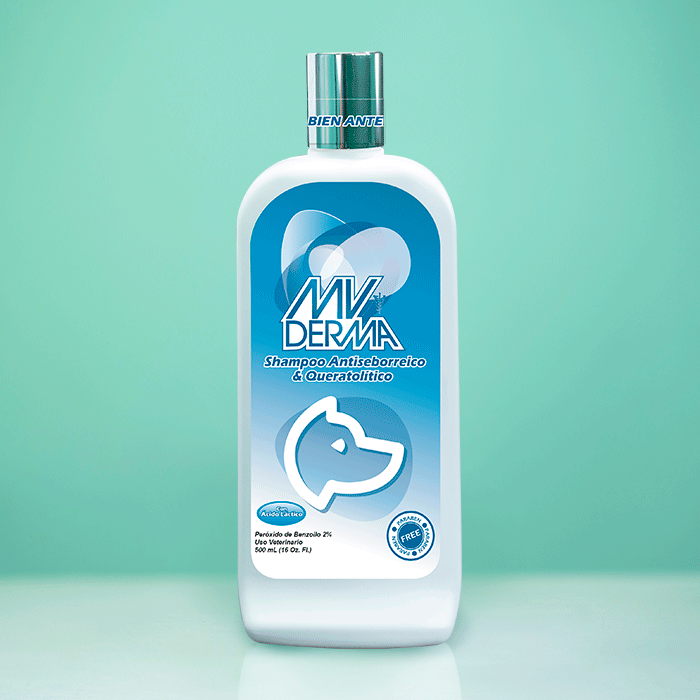 Shampoo MV Derma ANTISEBORREICO Y QUERATOLÍTICO 500ml