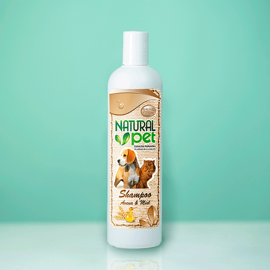 Shampoo Natural Pet Avena & Miel 500ML