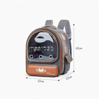 Mochila transportadora para mascotas
