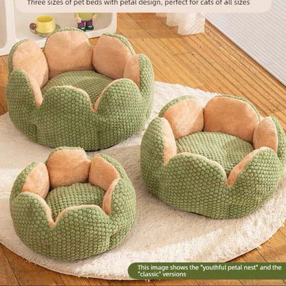 Cama de flor para mascotas (dos tamaños)