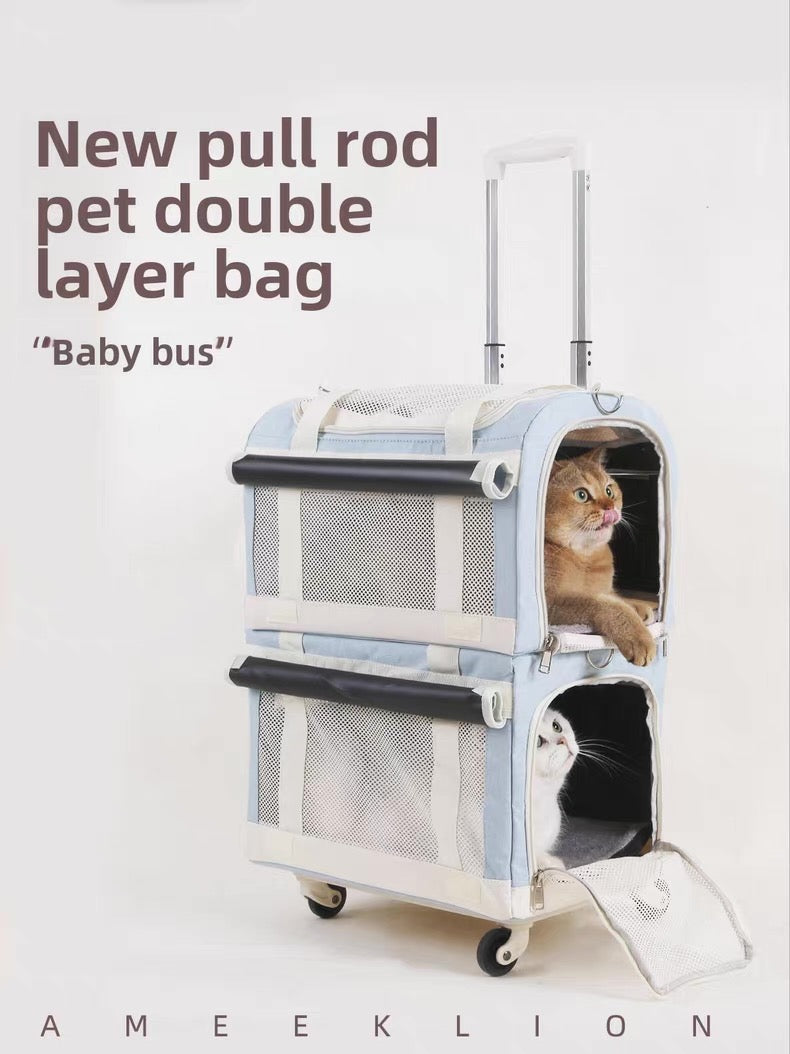 Maleta transportadora doble