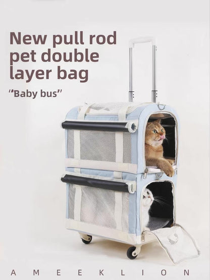 Maleta transportadora doble
