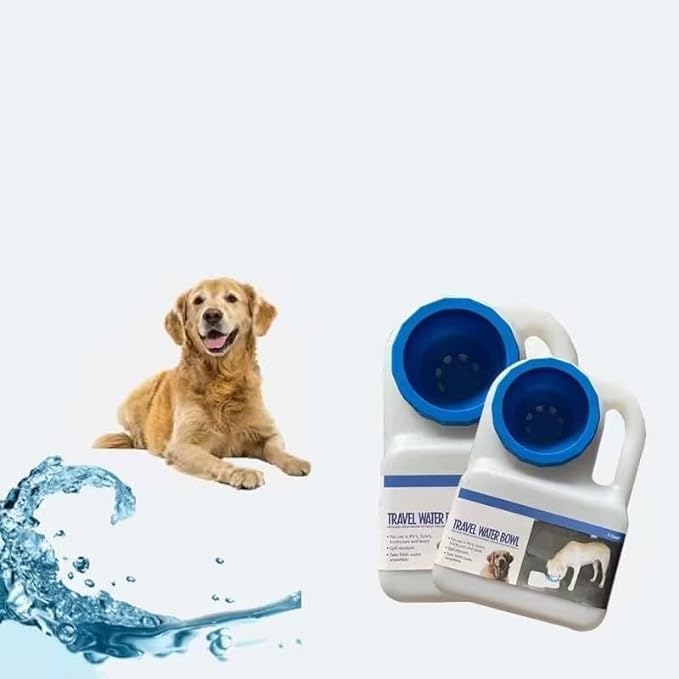 Bebedero portátil para mascotas, ideal para autos, autocaravanas y viajes