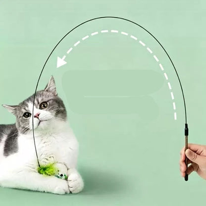 Cañita con ventosa para gatos