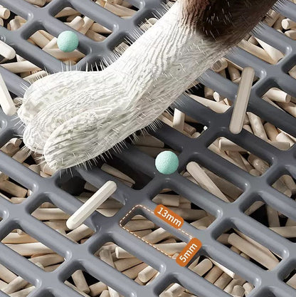 Bandeja de plástico recoge arena para areneros 42*28.5cm