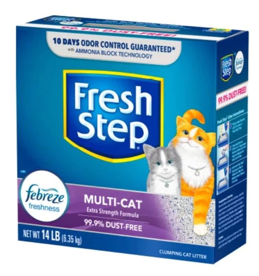 Arena para gatos Fresh Step Multi Cat 14lb (6.35kg)