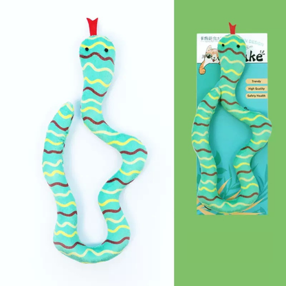 Juguete para gatos de peluche con catnip estilo serpiente