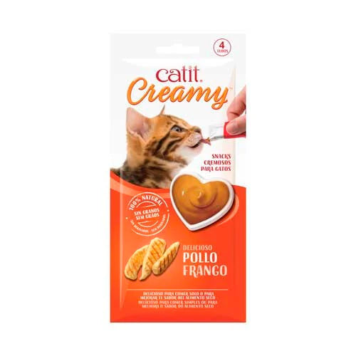 Snacks para Gato Catit Creamy: Pollo 75gr