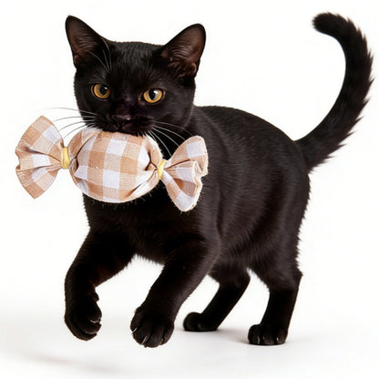 Juguete de gato caramelo relleno de catnip