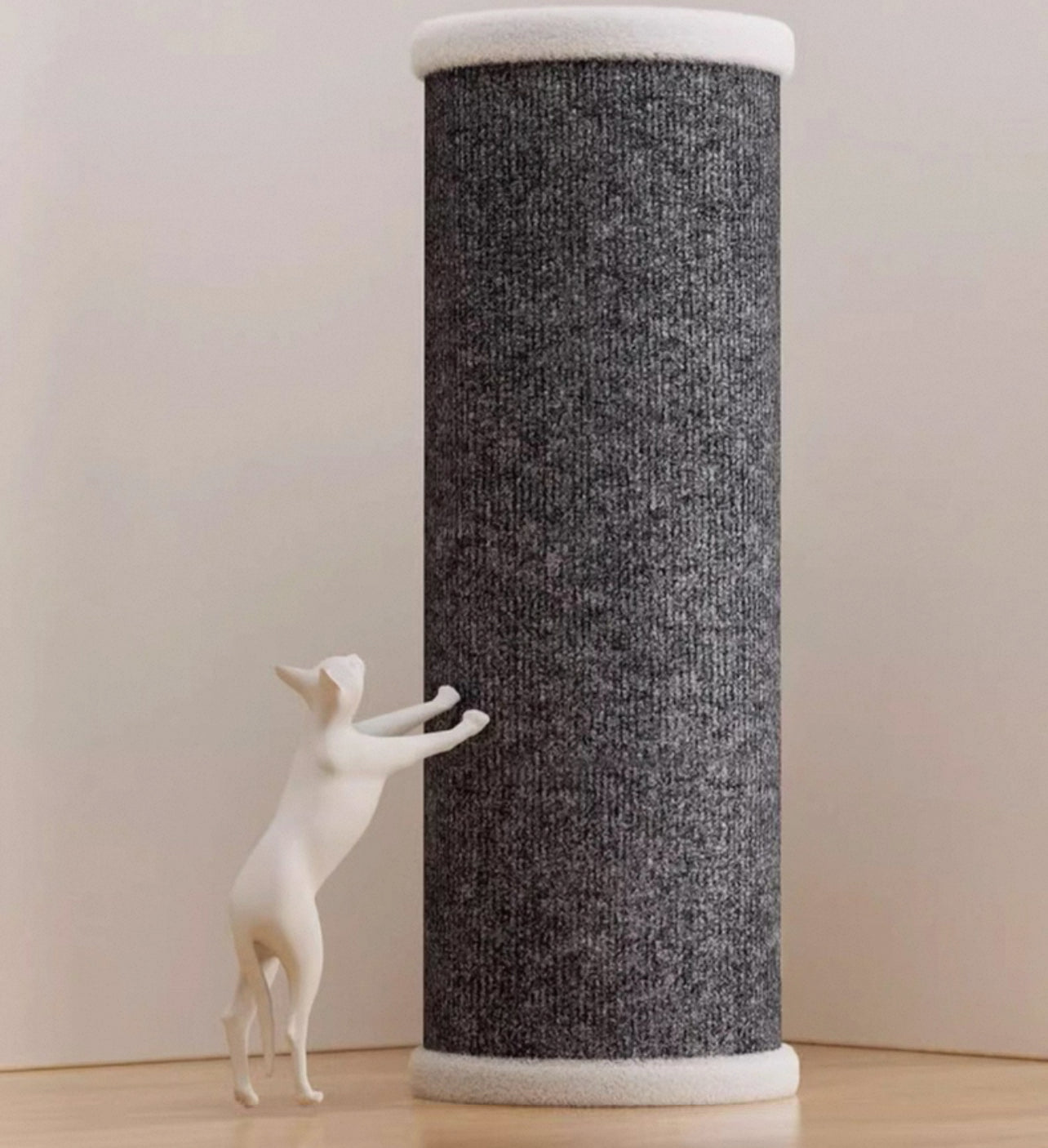 Torre de tres niveles para gatos gris 60cm de alto