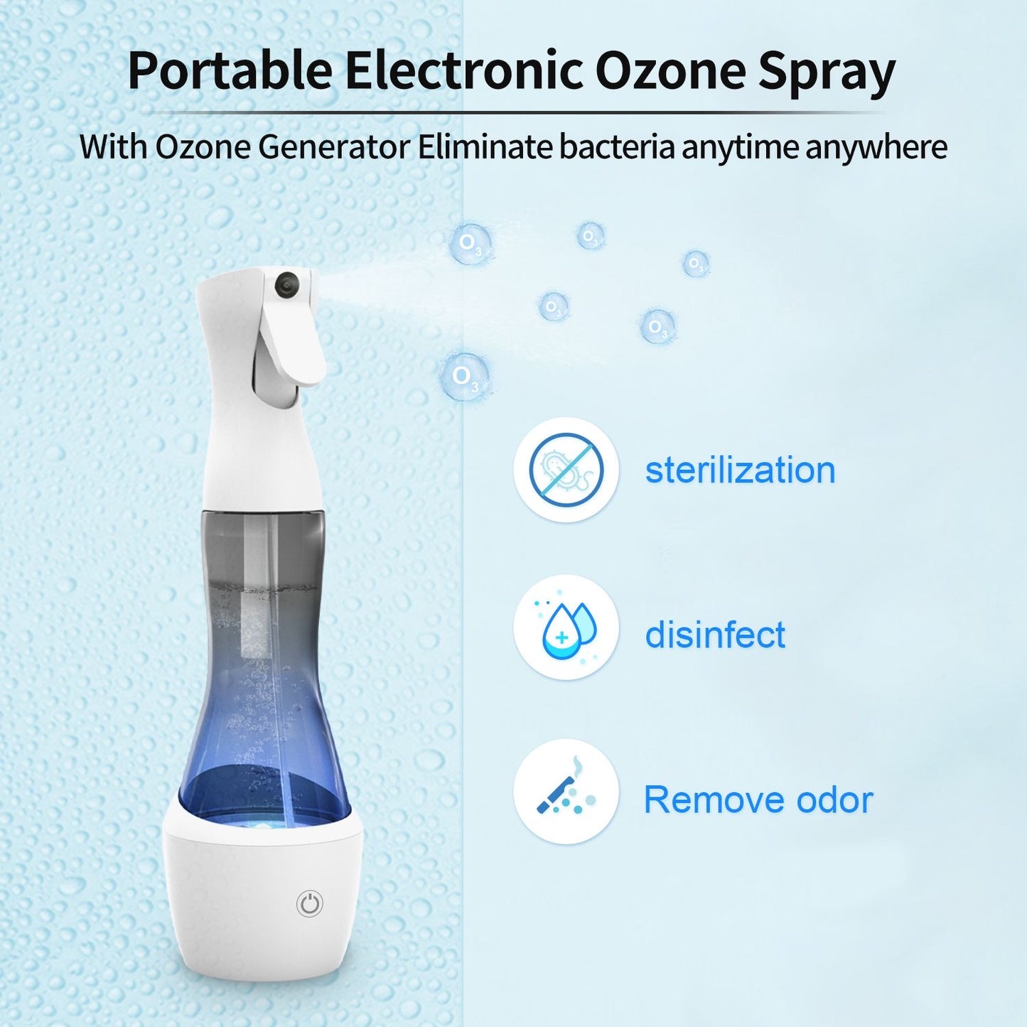 Botella Esterilizadora de Agua Ozonizada