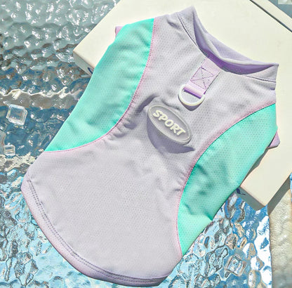 Camisa fresca para mascotas pequeñas, medianas y grandes
