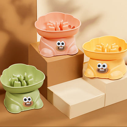 Plato de plastico lento elevado #100