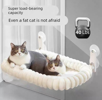 Hamaca de ventana para gatos modelo nube