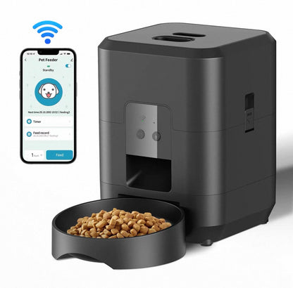 Dispensador automático de comida para perros y gatos con WiFi 2L