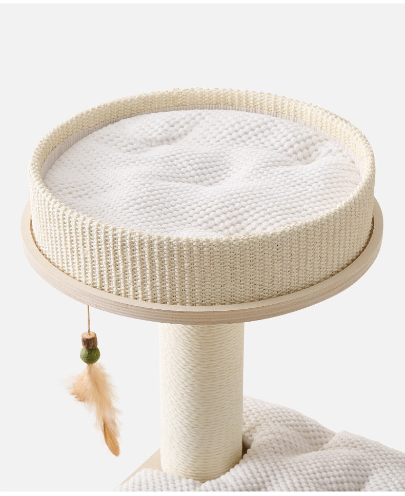Torre de gato madera maciza multicapa (MODELO TQM-2152)