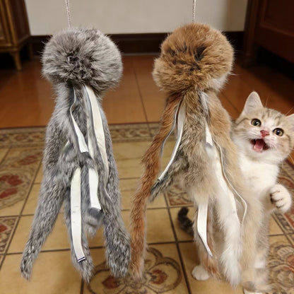 Juguete para gatos estilo pulpo con olor a conejo