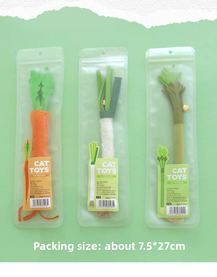 Juguete para gatos de matatabi con forma de apio
