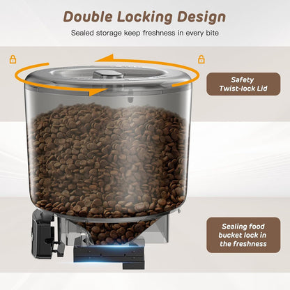 Dispensador de comida automático de mascotas 4L (WiFi y App)